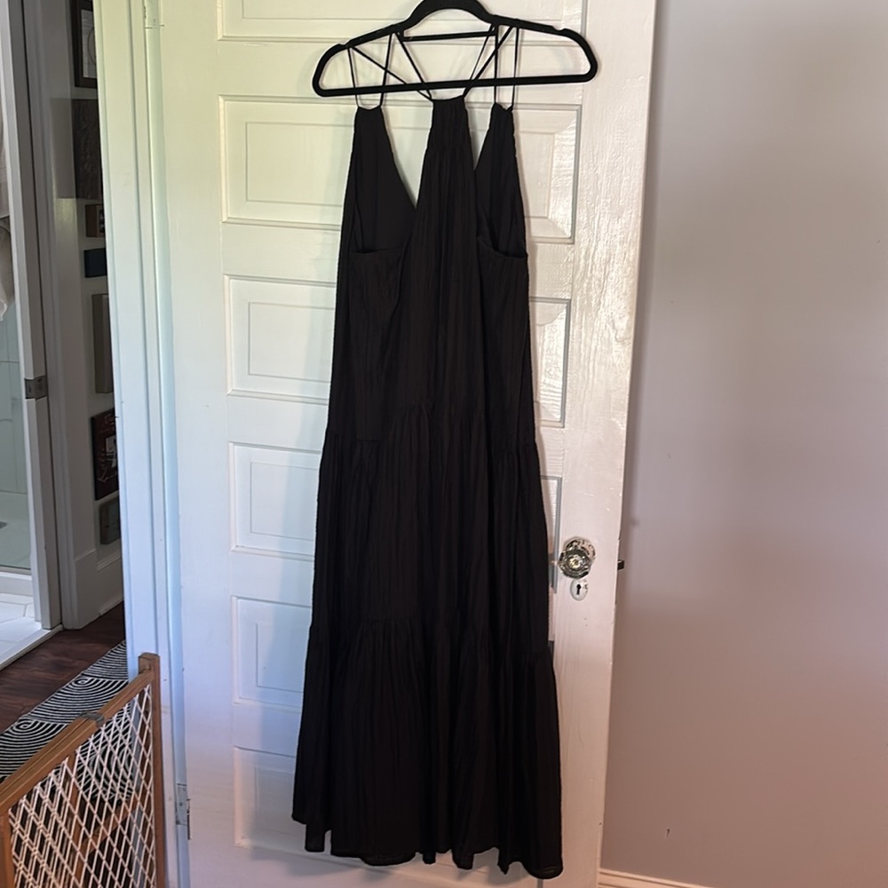 Banana Republic Black Sleeveless V-Neck Maxi Dress - Picture 5 of 5